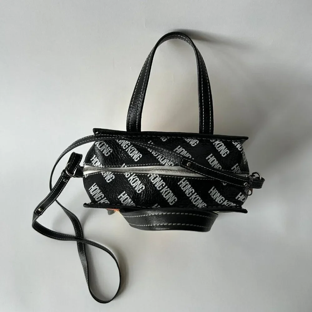 BALENCIAGA HONG KONG BAZAR LEATHER SHOPPER TOTE XS